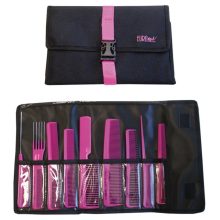 Eurostil fésű szett 9 db-os FEKETE