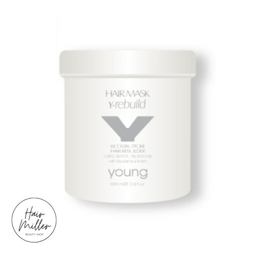 Young Y-rebuild maszk ( makadám , keratin ) 1000 ml