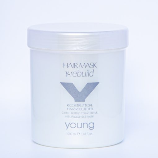 Young Y-rebuild maszk ( makadám , keratin ) 1000 ml