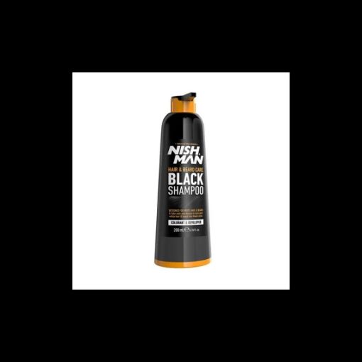 Nish Man Hair & Beard Black Shampon 200 ml