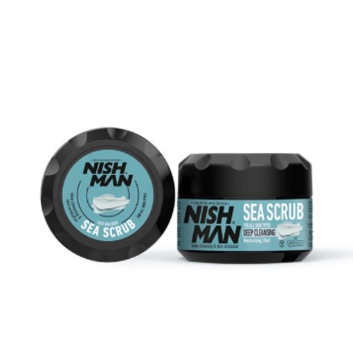 Nish Man Face & Body Sea Scrub arc és testradír 300 ml