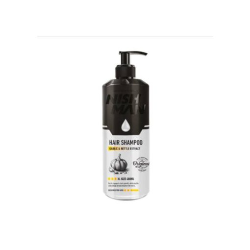 Nish Man Hair Shampon - Garlic & Nettle XL Size sampon 480 ml