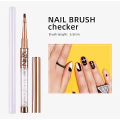 NiiZA Műkörmös ecset zselé lapos #05 6,5 mm