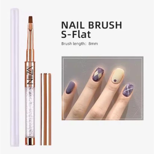 NiiZA Műkörmös ecset zselé kerek #06 6,5 mm