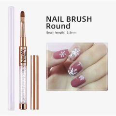 NiiZA Műkörmös ecset zselé kerek #10 8,5 mm