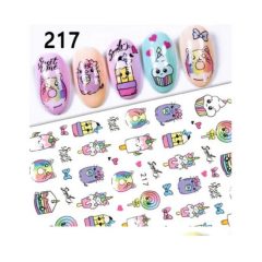 NiiZA Körömmatrica - 217 cuki cica