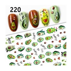 NiiZA Körömmatrica - 220 avokádó