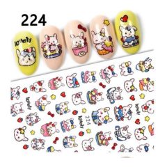 NiiZA Körömmatrica - 224 mese nyuszi