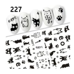 NiiZA Körömmatrica - 227 mese cica