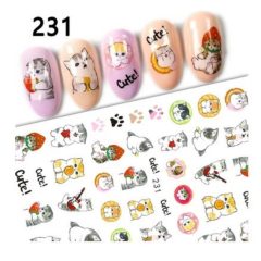 NiiZA Körömmatrica - 231 cica