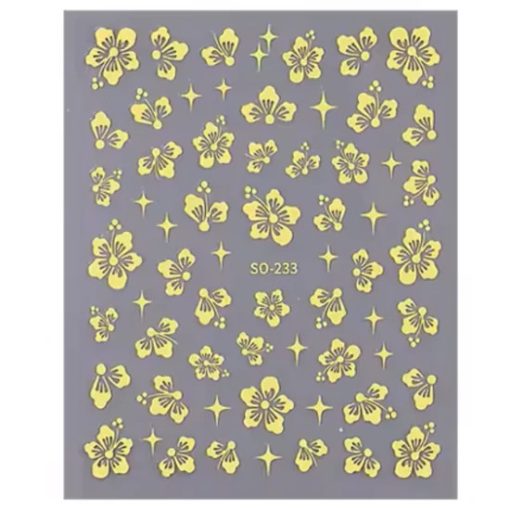 NiiZA Körömmatrica - SO-233 Yellow