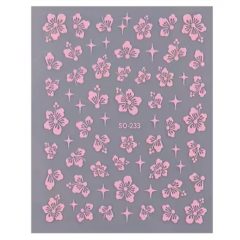 NiiZA Körömmatrica - SO-233 Pink