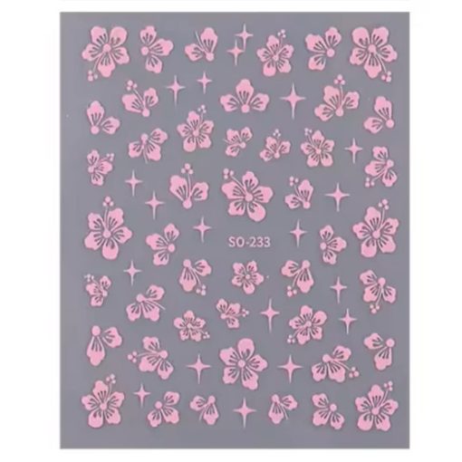 NiiZA Körömmatrica - SO-233 Pink