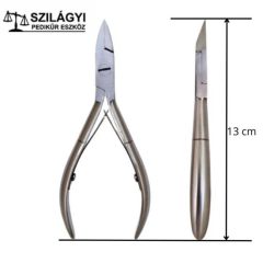 Szilágyi Körömcsípő rozsdamentes egyenes 13 cm