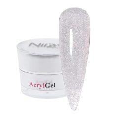 NiiZA AcrylGel - Gilded Gala Silver 15 g