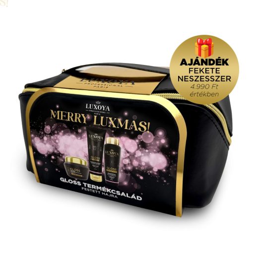 LUXOYA GLOSS Karácsonyi Ajándékcsomag ( fekete )
