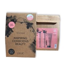 Ajándékcsomag LAKME Teknia True Curls hullámos hajra + kefe