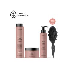   Ajándékcsomag LAKME Teknia True Curls göndör hajra + kefe