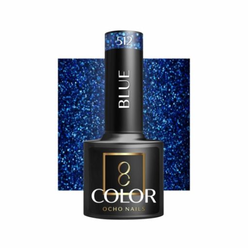 Ocho Nails Hibrid géllakk 512  Kék 5 gramm