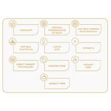 Imperity I Am Color vegán fizikai hajszínező gél Piros 150 ml