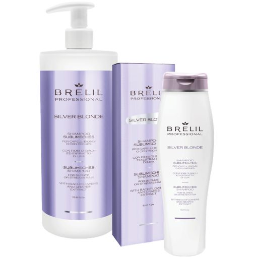 BRELIL Silver Blonde hamvasitó sampon 1000 ml