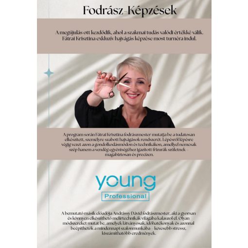 Hajvágás bemutató Fátrai Krisztinával Nyíregyházán