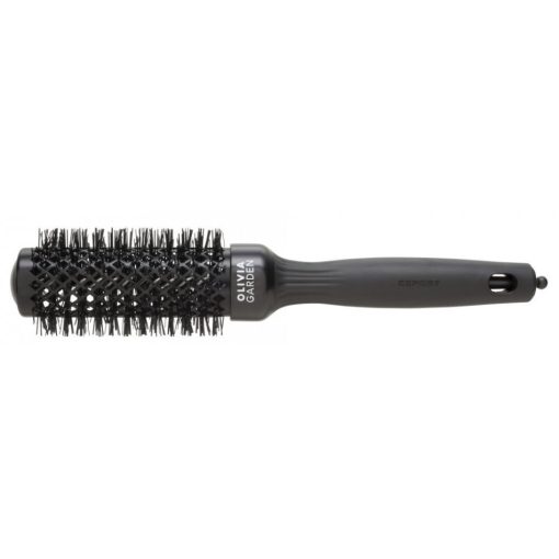 Olivia Garden Expert Blowout Shine Fekete hajkefe 35