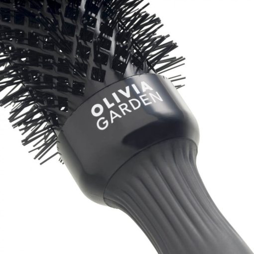 Olivia Garden Expert Blowout Shine Fekete hajkefe 35