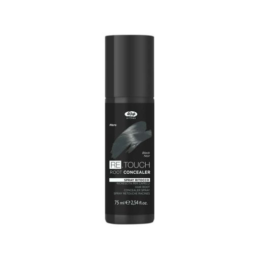 Lisap ReTouch Fekete hajtőszínező spray 75 ml