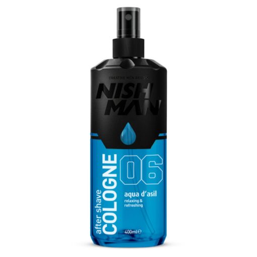 Nish Man After Shave Lotion Cologne 06 Aqua d'Asil 400 ml