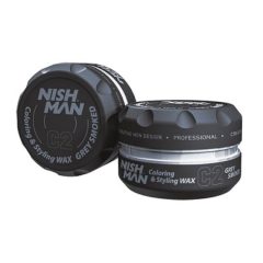 Nish Man Coloring and Styling Wax Grey (C2) 100 ml