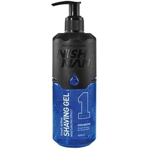 Nish Man Fresh active Shaving gél 01 Energizing 400 ml