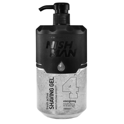 Nish Man Fresh active Shaving gél 4 Clear 1000 ml