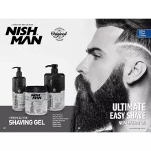 Nish Man Fresh active Shaving gél 4 Clear 1000 ml