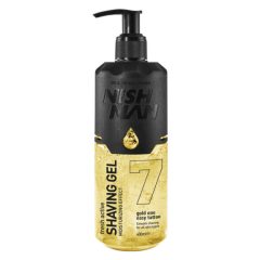 Nish Man Fresh active Shaving gél 07 Gold One 400 ml