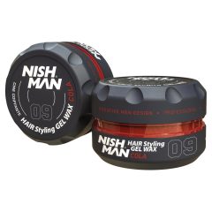 Nish Man Hair Styling Gel Wax (09) Cola 150ml