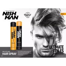 Nish Man Pro Styling  (05) Erős hajlakk 400 ml