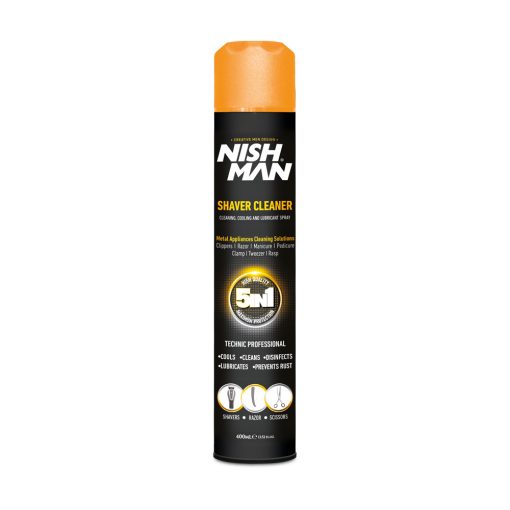 Nish Man Shaver Cleaner 5in1 Spray 400 ml