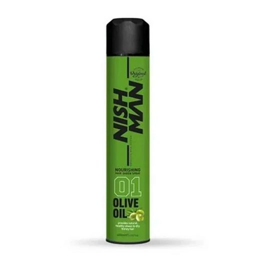Nish Man Olive Oil hajfény Spray 400 ml