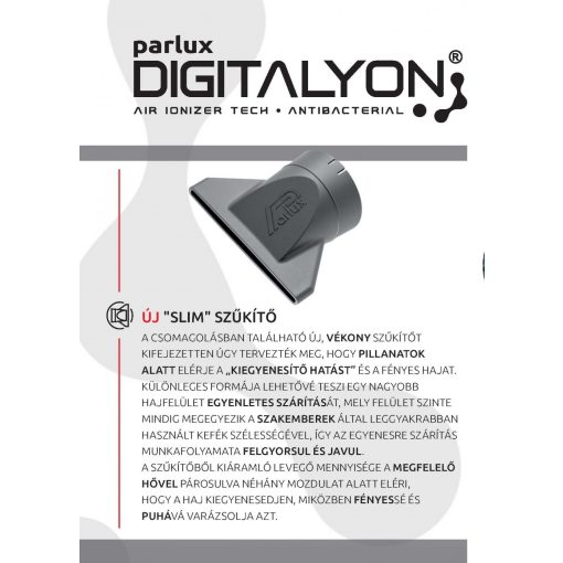 PARLUX DigitAlyon hajszárító Ezüst