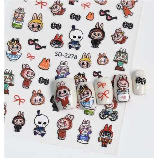 Niiza Körömmatrica - SD-2278 Labubu