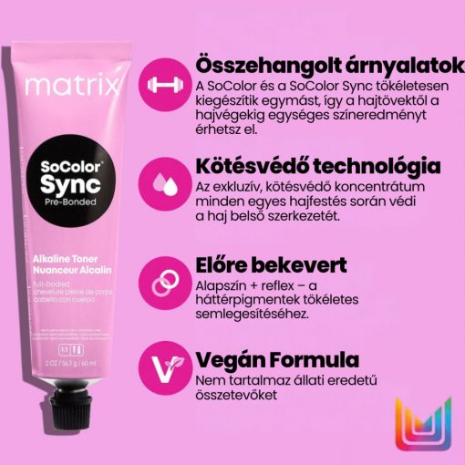 Matrix Color Super Sync ammóniamentes hajszínező 90 ml