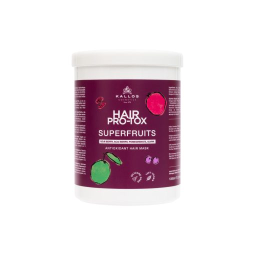 Kallos Pro-Tox Superfruits hajpakolás 1000 ml